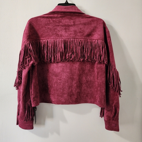 BlankNyc x Free People Fringe Shacket - Picture 3 of 5